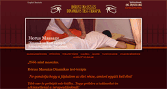 Desktop Screenshot of horus-massage.hu